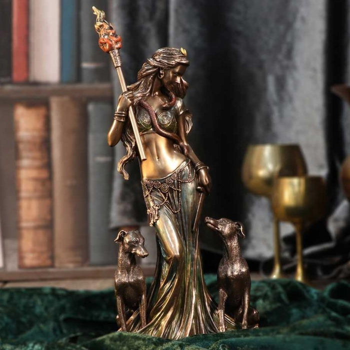 Nemesis Now Ornament Hecate Moon Goddess Bronze Mythological Figurine G5443T1