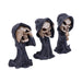Nemesis Now Ornament Three Wise Reapers See No Hear No Speak No Evil Cartoon Grim Reapers U5474T1