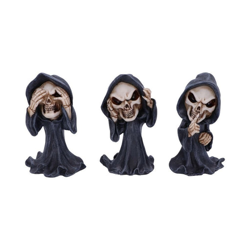 Nemesis Now Ornament Three Wise Reapers See No Hear No Speak No Evil Cartoon Grim Reapers U5474T1