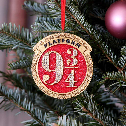 Nemesis Now Platform 9 3/4 Harry Potter Hanging Ornament B5677T1