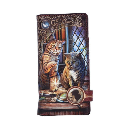 Nemesis Now Purrlock Holmes Embossed Purse B6096W2 15C