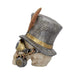 NEMESIS NOW Skull Ornament Count Archibald Steampunk Top Hat Skull U4069M8
