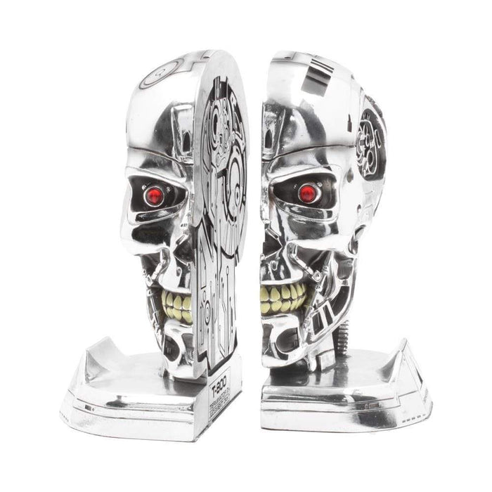 Nemesis Now Skull Ornament T-800 Terminator 2 Judgement Day T2 Head Bookends B4693N9