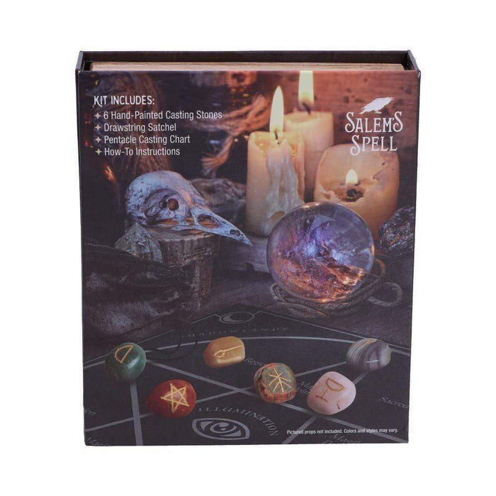 Nemesis Now Spell Kit Salem's Spell Kit Set of Six Witches Wellness Stones in Decorative Box D5091R0