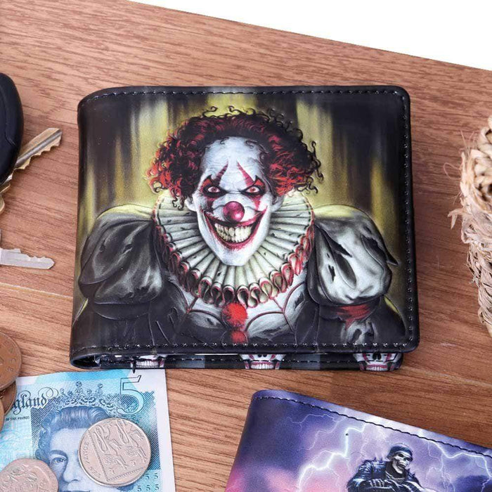 Nemesis Now Wallet Evil Clown Gothic Horror Scary Wallet By James Ryman B4357M8 W3