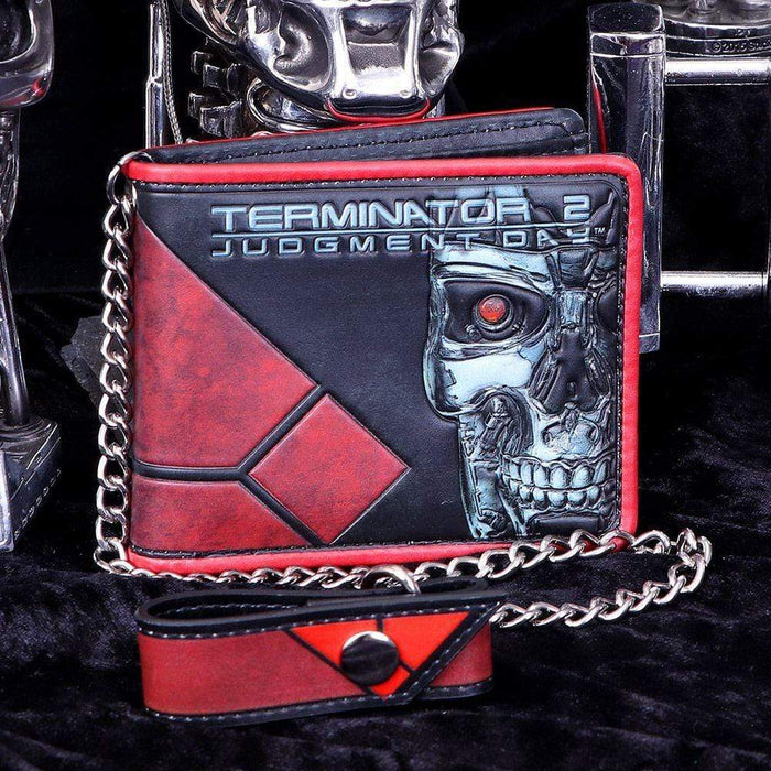 Nemesis Now Wallet Terminator 2 Judgment Day T2 Officially Licensed Wallet with Chain B5116R0 W19