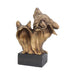 Nemesis Now Wolf Figurine Song of the Wild Howling Bronzed Wolf Bust U4545N9