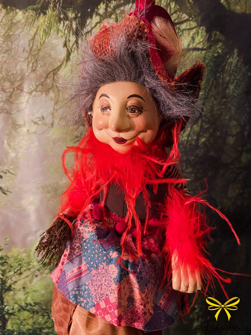 Pendle Witches Pendle Witch Alizon Device Burgundy 35cm Pendle Witch 5540SP-2 Burgundy