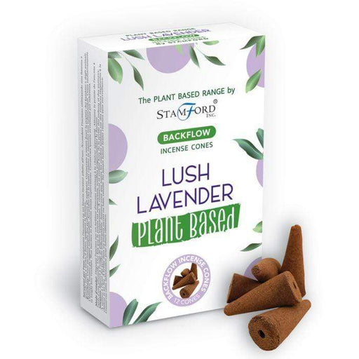 Puckator Lush Lavender Stamford Backflow Vegan Incense Cones INC741