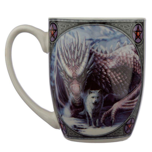 Puckator Mug Alliance Wolf and Dragon Porcelain Mug MULP54