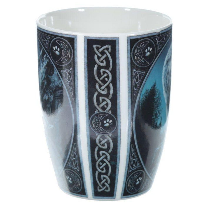 Puckator Mug Guidance Wolf Design Porcelain Mug MULP41