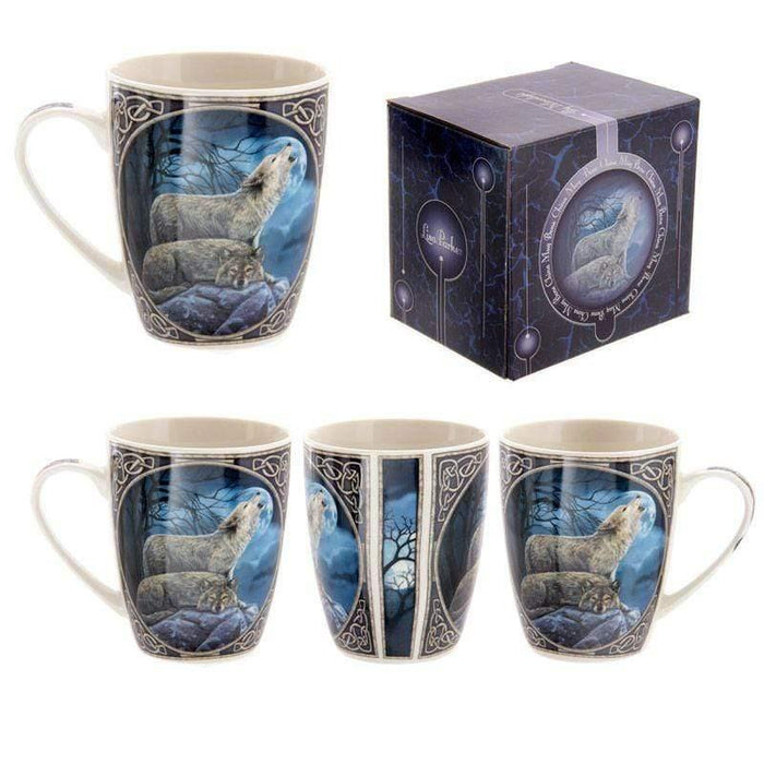 Puckator Mug Howling Wolf Porcelain Mug MULP18