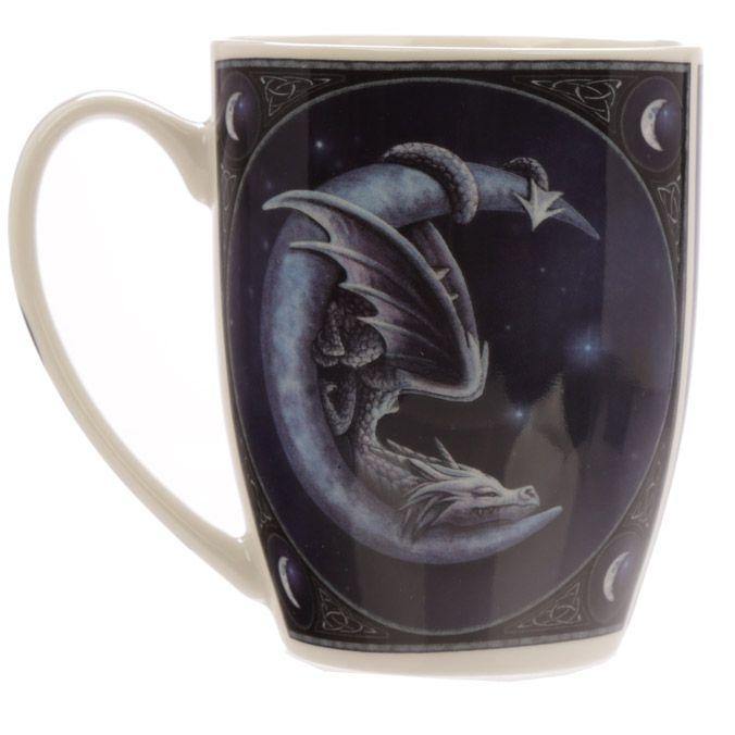 Puckator Mug Sweet Dreams Dragon and Moon Porcelain Mug MULP45