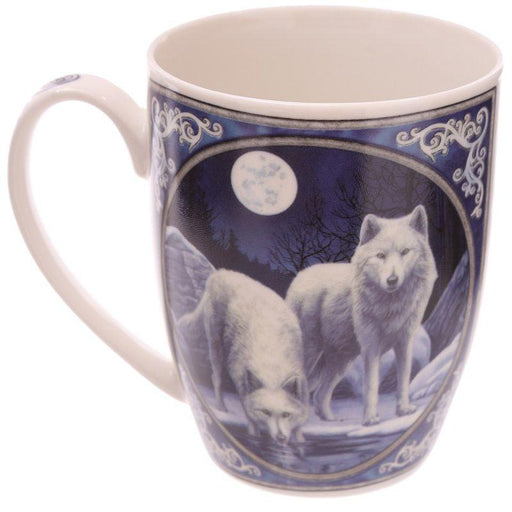 Puckator Mug Winter Warrior Wolf Porcelain Mug MULP36