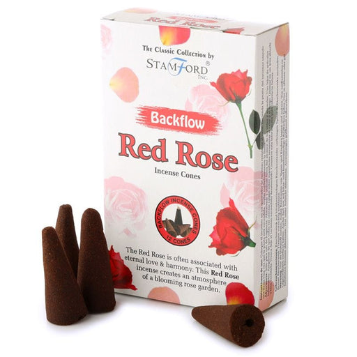 Puckator Red Rose Backflow Incense Cones INC669