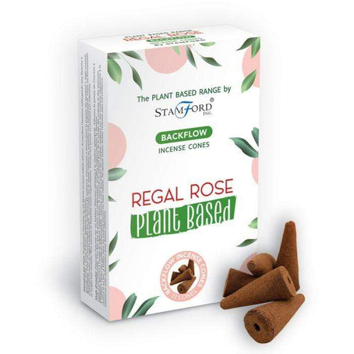 Puckator Regal Rose Stamford Backflow Vegan Incense INC748