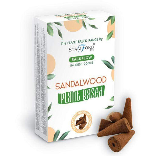 Puckator Sandalwood Stamford Backflow Vegan Incense Cones INC742