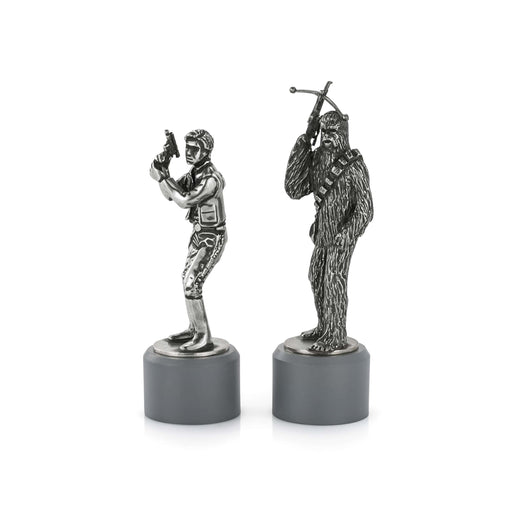 Royal Selangor Royal Selangor Figurine Han Solo & Chewbacca Bishop Chess Piece Pair 0179001R