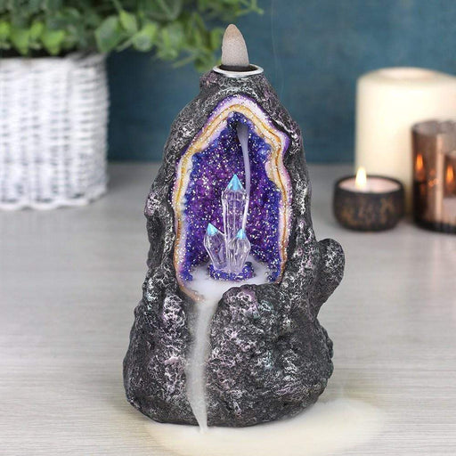 Something Different Wholesale Backflow Burner Glowing Crystal Cave Backflow Incense Burner BF_23338