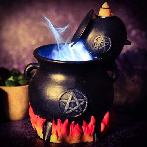 Something Different Wholesale Backflow Burner Pouring Cauldron Backflow Incense Cone Burner FI_45638