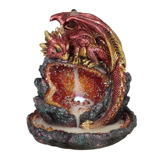 Something Different Wholesale Backflow Burner Red Dragon Backflow Incense Cone Burner with Light BF_74938