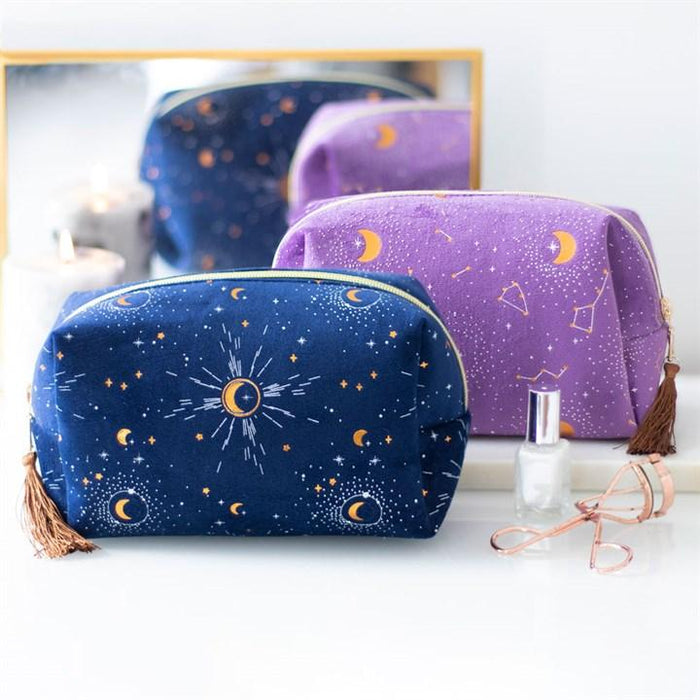 Something Different Wholesale BAG Purple Star Sign Constellation Tasseled Makeup Bag ST_18131