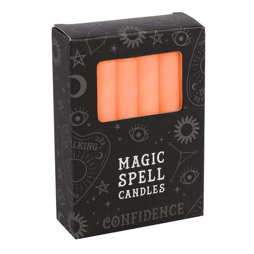 Something Different Wholesale Candles Orange Confidence Spell Candles Pack of 12 FI_15628