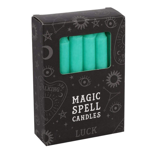 Something Different Wholesale Candles Green Luck Spell Candles Pack of 12 FI_15328