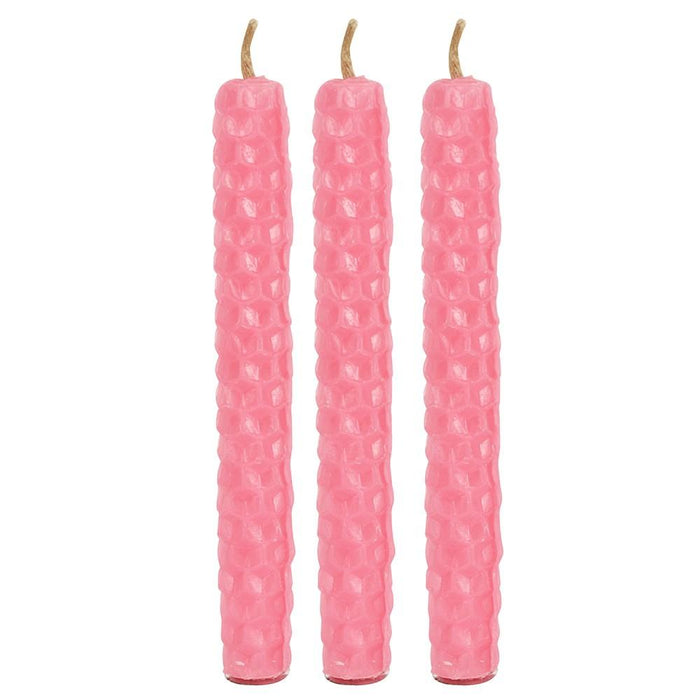 Something Different Wholesale Candles Pink Bees Wax Spell Candles BW_48038