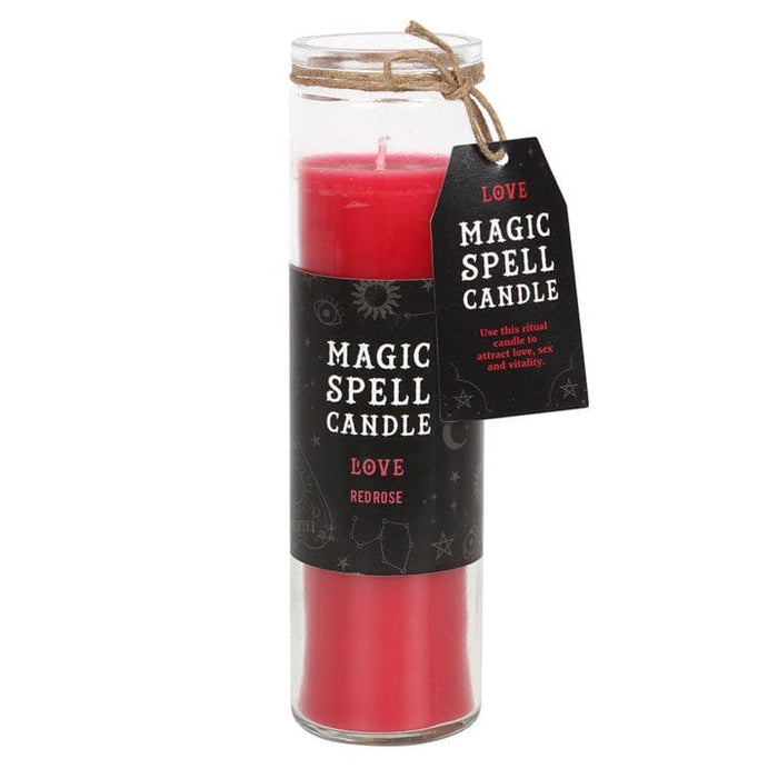 Something Different Wholesale Candles Rose 'Love' Spell Tube Candle FI_54131