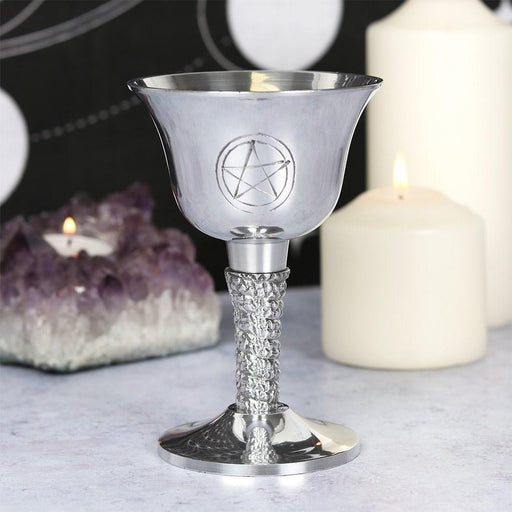 Something Different Wholesale Chalice Silver Metal Pentagram Chalice GW_71838