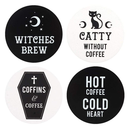 Something Different Wholesale Coasters Black Magic Witchy Coasters