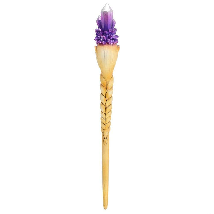 Something Different Wholesale G/Gifts Purple Crystal Goddess Wand WA_76538