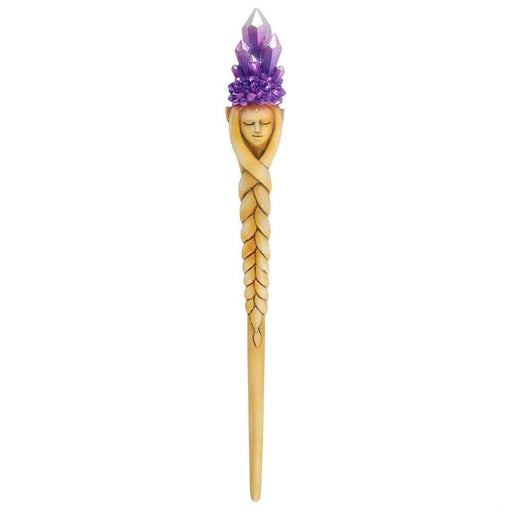 Something Different Wholesale G/Gifts Purple Crystal Goddess Wand WA_76538