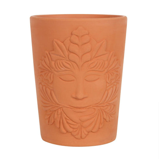 Something Different Wholesale Green Goddess Terracotta Plant Pot 16cm SP_08323