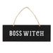 Something Different Wholesale Hanging Sign Boss Witch Wall Sign FI_52527