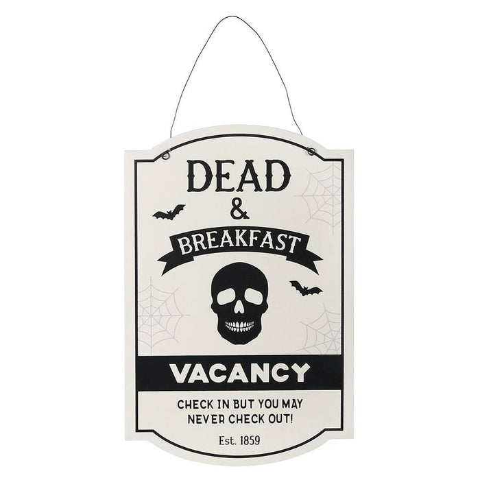 Something Different Wholesale Hanging Sign Dead and Breakfast Hanging Sign HA_37731
