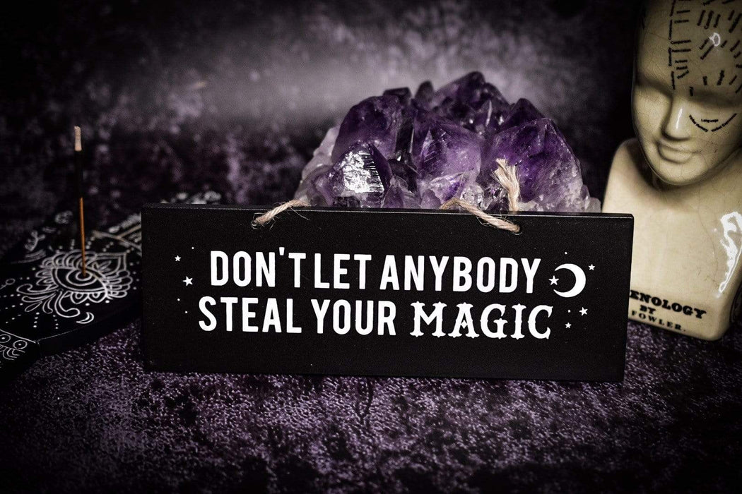 Something Different Wholesale Hanging Sign Don't Let Anybody Steal Your Magic Wall Sign FI_52627