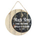 Something Different Wholesale Hanging Sign Magic Shop Round Hanging MDF Sign HA_28730