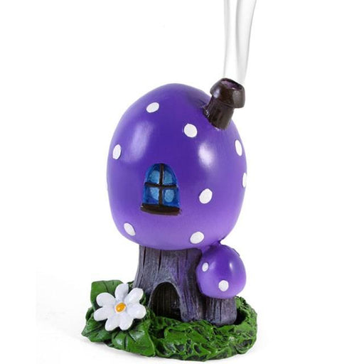 Something Different Wholesale Incense Cone Burner Purple Toadstool Smoking Incense Cone Holder CH-40723