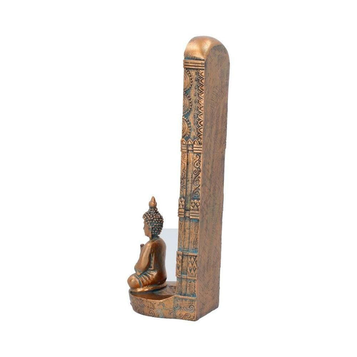 Something Different Wholesale Incense Stick Holder Ascending Chakras Bronzed Buddha Incense Stick Holder IN_22938