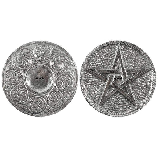 Something Different Wholesale Incense Stick Holder Silver Pentagram Incense Stick And Cone Holder GW_47630