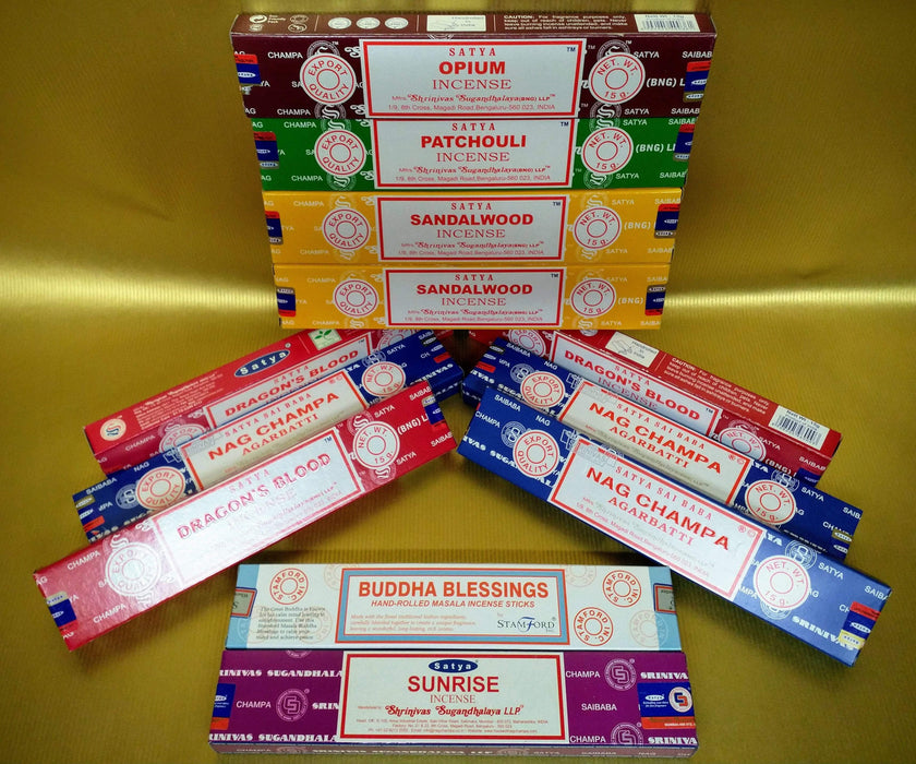 Something Different Wholesale Incense Sticks Satya Best Seller Incense Stick Bundle +B+E+S+T+S