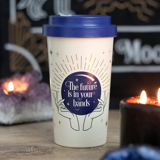 Something Different Wholesale Mug Fortune Teller Bamboo Eco Travel Mug FT_68030