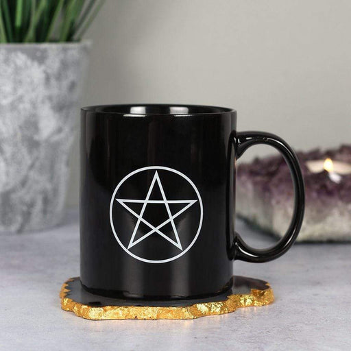 Something Different Wholesale Mug Pentagram Black Ceramic Mug FI_31738