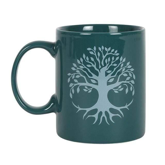 Something Different Wholesale Mug Tree of Life Green Ceramic Mug MU_64630