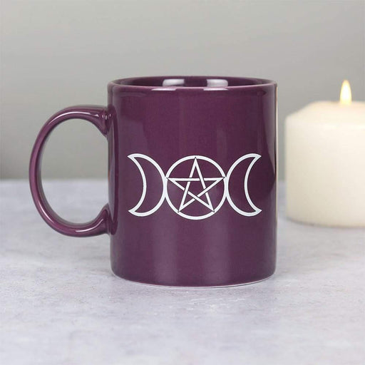 Something Different Wholesale Mug Triple Moon Purple Ceramic Mug MU_65030