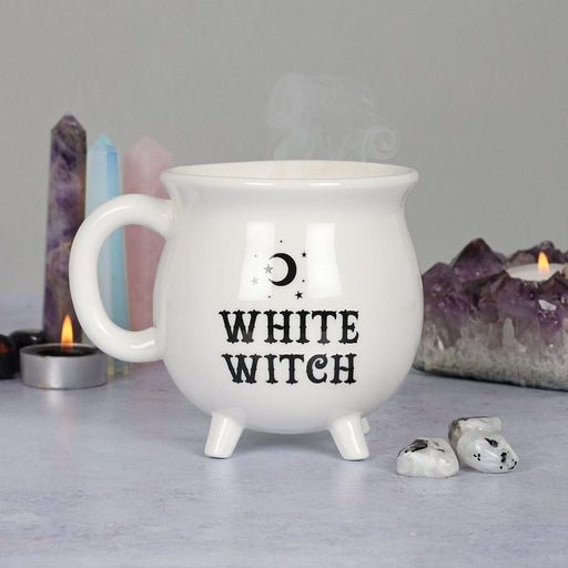 Something Different Wholesale Mug White Witch Cauldron Ceramic Mug FI_58438