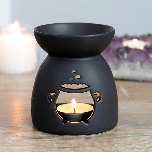 Something Different Wholesale Oil burner Black Cauldron Cut Out Oil Burner OB_35830