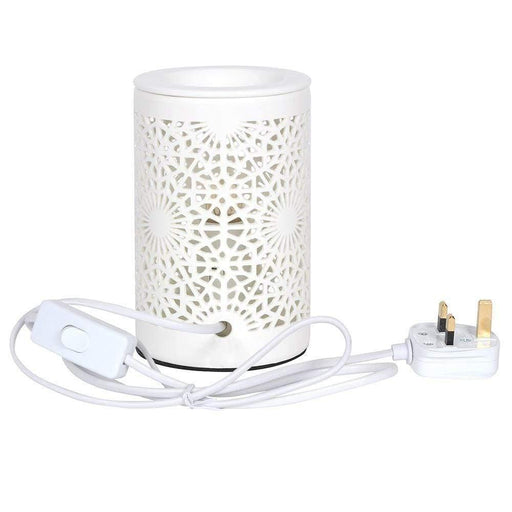 Something Different Wholesale Oil burner Lace Cut Out Electric Oil Burner OB_71338